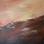 Marais rouge - Toile - 50x50 cm - 1605