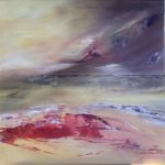 Mirage ocre - Toile - 60x60 cm - 1601